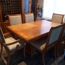 Find the perfect home furnishings at hayneedle, where you can buy online while you explore our room designs and curated looks for tips, ideas & inspiration to help you along the way. Best Birds Eye Maple Dining Set For Sale In Calgary Alberta For 2021