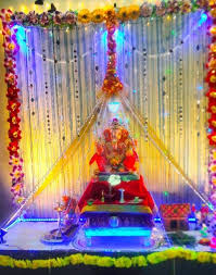 Ganpati.tv gallery below has lots of decoration ideas and pictures shared by our users, which we have showcased here. Ganesh Chaturthi Decoration Ideas Ganesh Pooja Decor Ganpati Pooja Decoration At Home Simple Ganpati Decoration Decoration For Ganesh Chaturthi Ganesh Chaturthi Decoration Decoration For Ganpati Ganapati Decoration