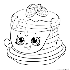 Print Ultra Rare Strawberry Pancake Shopkins Season 6 Coloring Pages Shopkin Coloring Pages Shopkins Colouring Pages Cute Coloring Pages