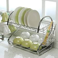 Maybe you would like to learn more about one of these? 72 Off On Hb Mall India Stainless Steel Dish Drainer Rack Crockery Cutlery Plate Holder Glass Utensils Storage Organizer On Amazon Paisawapas Com