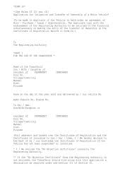 Record and track vehicle mileage in quickbooks. Application For Intimation And Transfer Of Ownership Of A Motor Vehicle Seal Emblem Common Law
