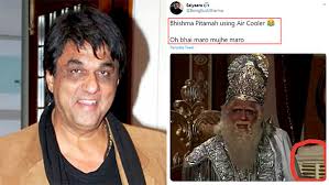 Can anyone give me the full conversation between karna and bhishma after bhishma's fall with bibek debroy's translation? Mukesh Khanna Reacts To Viral Image Of Cooler In Mahabharat Television