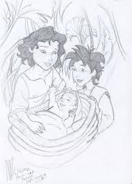 Touch device users can explore by touch or with. Miriam Aaron And Moses By Miriamartist On Deviantart