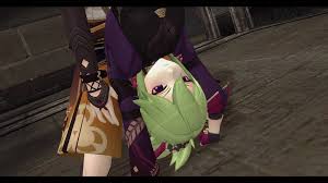 Kuki Shinobu Standing Headscissor (Genshin Impact) by ConflictScene8 on  DeviantArt