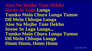 Aise Na Mujhe Tum Dekho Kishore Kumar Hindi Full Karaoke With Lyrics Youtube Starring sonam kapoor, dhanush and abhay deol. aise na mujhe tum dekho kishore kumar hindi full karaoke with lyrics