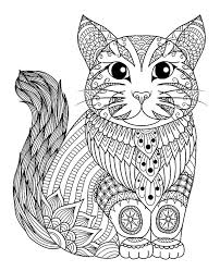 Foster the literacy skills in your child with these free, printable coloring pages that can be easily assembled into a book. Cat Kitty Printable Relaxing Coloring Pages For Adults