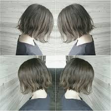 外国人風ボブ タンバルモリ パーマ ヘアスタイリング ヘアースタイル