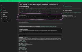 Microsoft provides two methods to reinstall windows, and you can choose either one to perform it. Fixed Can T Restart Or Shut Down My Pc Windows 10 Insider Build 18999 Fast Ring Microsoft Tech Community