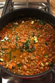 Moroccan Lentil Soup With Veggies Recipe Moroccan Lentil Soup Recipes Healthy Recipes