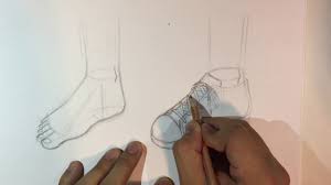 Erase the front part of the feet covered by the slippers and you should be done with the drawing. Front View Anime Shoes Drawing Novocom Top