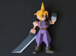 Final Fantasy 7 Finalfantasy7 Videogame 3dprinted Geek Low Poly By Joabaldwin Final Fantasy Shapeways 3d Printing Shapeways