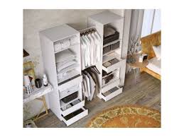 Dressing Kit Amenagement De Placard Combit Kit Dressing 2 Colonne 2 Penderies Et 6 Tiroirs Blanc L 117 X P 48 X H 200 Cm Vente De Sans Marque Conforama