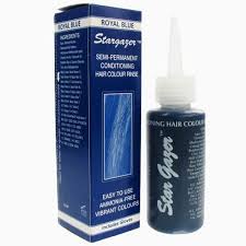 If it's not as bright as you want it, you may have to bleach and try again later. Blue Hair Dye Bottle Dyed Hair Blue Color Rinse Colour Star