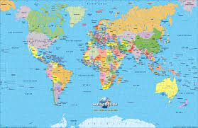 Mineatlas is a biome map of your minecraft world seed. Karte Von Welt Politisch Ubersichtskarte Regionen Der Welt Welt Atlas De