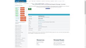 Get Ifsc And Micr Code Of Corporation Bank Bangalore Shivajinagar Branch In Bangalore City Along With Address And Contact P Coding Corporate Bangalore City