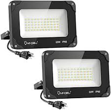 More focused kinds are often used as a stage lighting instrument in live performances such as concerts and plays. Onforu 100w 60w 35w Led Flood Light With Plug 5000k Daylight White 60 00w 240 00v Amazon Com Au Lighting