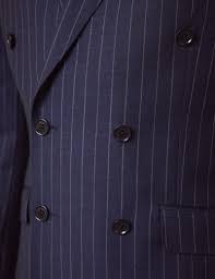 If you're a wardrobe manager and need to get an authentic looking gangster costume for your wardrobe, these vintage style suits in a pinstripe or bold stripe is. Men S Navy Chalk Stripe Double Breasted Slim Fit Suit Jacket Hawes Curtis