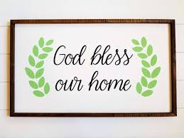 You are purchasing a digital product. God Bless Our Home Wood Sign Saying Home Decor Wall Art Decor Housewarming Wedding Gift Framed Mo Family Sign Wall Decor Scripture Wall Decor Arched Wall Decor
