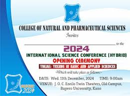 international science conference(hybrid) | Bayero University
