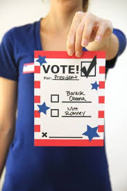The colors of our shirts and the order in which the presidential candidates are listed are random and do not denote our political affiliations. Free Diy Printable Voting Ballots For Kids