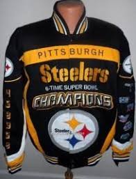 Pittsburgh Steelers Nfl 6 Time Super Bowl Champ Jacket By Nfl Team Apparel Lg Pittsburgh Steelers Football Nfl Outfits Pitsburgh Steelers