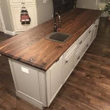 Black Walnut Kitchen Island Top Counter Top Wood Counter Etsy In 2020 Kitchen Island Tops Walnut Kitchen Wood Countertops Kitchen