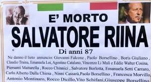 Riina did not take this lying down. Mafia E Morto Salvatore Riina A Ercolano Spuntano Manifesti Funebri Contro Il Boss