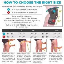 big knee brace for large legs with patella support knee