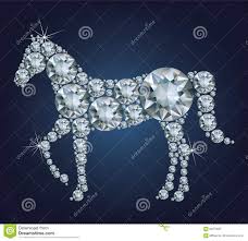 La Cartolina D Auguri Creativa Del Buon Anno 2026 Con Il Cavallo Ha Composto Molti Diamanti Illustrazione Vettoriale Illustrazione Di Rifrazione Felice 84873097