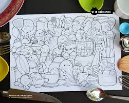 Free coloring sheets to print and download. Inktober Day 7 Kitchen Tools Inktober2016 By Piccandle On Deviantart