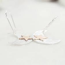 4.0 out of 5 stars 15. Crescent Moon Earrings Gold Star