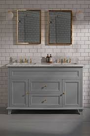 Double sink vanity units provide ample storage space, allowing you to separate your bathroom essentials into an organised manner. Wytham Vanity Unit Double With Honed Carrara Marble Top