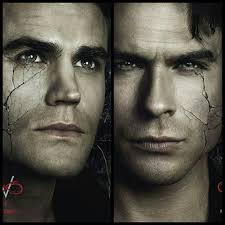 The Vampire Diaries Stefan And Damon Season 8 Character Poster Defan Tvdforever Tekenen