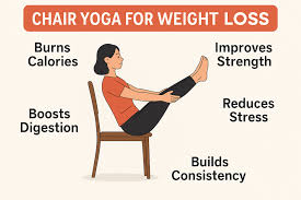 Chair Yoga for Weight Loss: 7 Poses to Reduce Weight Fast