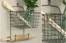 Galvanized Wall Mount Wire Basket Decor Steals One Deal A Day Enjoy Todays Steal From Wire Wall Basket Wall Mounted Wire Baskets Baskets On Wall