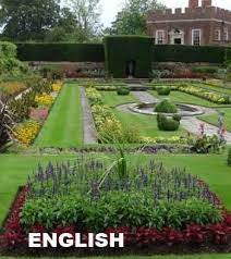 Garden path with topiary landscape. English Country Style Office English Landscape Garden Design The Traditional English G English Landscape Garden English Garden Design English Country Gardens