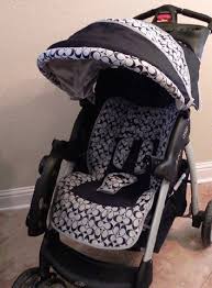 It S Fake But I Will Rock It Coach Stroller Covers Baby Strollers Stroller Baby Accessories