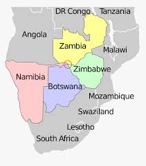 Namibia shares borders with angola, botswana, south. Map Of Namibia And Surrounding Countries Hd Png Download Transparent Png Image Pngitem