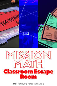 Mission Math Classroom Escape Room Mr Mault S Marketplace Math Classroom Math Family Math Night