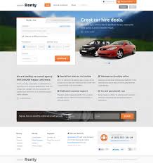Renty Car Rental Booking Psd Template By Bestwebsoft Themeforest Car Rental Car Rental Website Online Car Rental