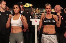 Boxer mikaela lauren decided to kiss her opponent, cecilia braekhus, during a staredown yesterday in norway. Har Ar Allt Du Behover Veta Om Proffsboxaren Mikaela Lauren