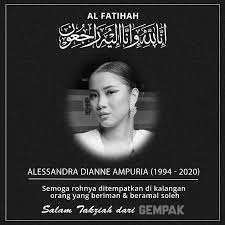Salam takziah dari kami sekeluarga. Astro Gempak Sama Sama Kita Sedekahkan Al Fatihah Untuk Allahyarhamah Sandra Dianne Semoga Arwah Ditempatkan Di Kalangan Yang Beriman Facebook