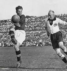Germany 0 Austria 6 In May 1931 In Berlin Anton Schall Scores One Of His Hat Trick Against Germany Friendly Football Germany Austria