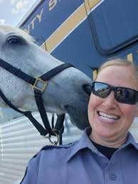 Our Sangria, K9 Fiona, and Officer Christine together at a community event  this weekend!