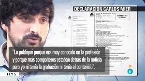 AR' tiene acceso a la declaración de Carlos Mier, el supuesto espía del  caso F. Nicolás