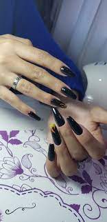 #nail #nails #love #esculpidas #uñas #acrilicas #acrilicnails #acrilics #posadas #misiones #argentina #uñasesculpidas #glitter #glitternails #black Unas Esculpidas Negras Fuego Unas Esculpidas Manicura De Unas Unas Artisticas