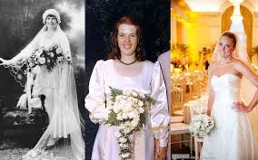 Jul 26, 2021 · auf roten teppichen und in hochglanzmagazinen sehen die promis dank tricksereien immer bezaubernd schön und makellos aus. Das Brautkleid Im Wandel Der Zeit Brautmoden Bella Figura