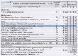Ein muster leistungsverzeichnis haben wir ihnen hier abgebildet, gerne senden wir ihnen eine vorlage als datei zu. Leistungsmass Bei Ausschreibungen Kompetenzteam Gebaudereinigung