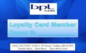 Bpl Plasma Good Morning Donors Grab Your Loyalty Card Facebook