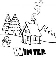 El invierno, al contrario de lo que todos opinan, puede ser muy acogedor si se disfruta con las personas indicadas, con los elementos el invierno es la estación de los dibujos, de los colores… Dibujo De Invierno Para Que Los Ninos Pinten En Navidad